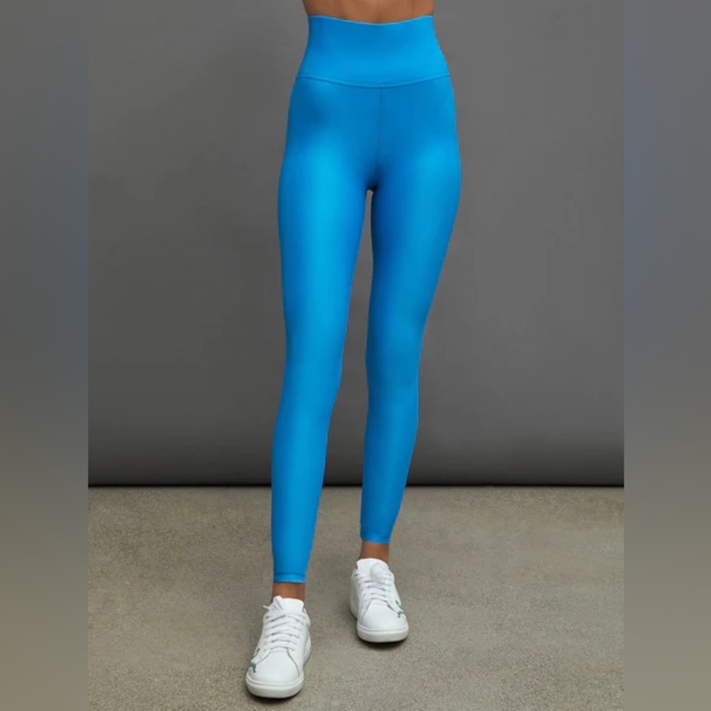 Carbon38 High Rise 7/8 Legging in Takara Shine